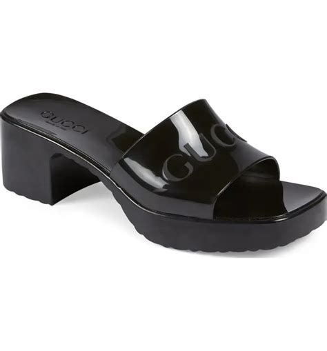 nordstrom gucci rubber sandals|Gucci sandals Nordstrom review.